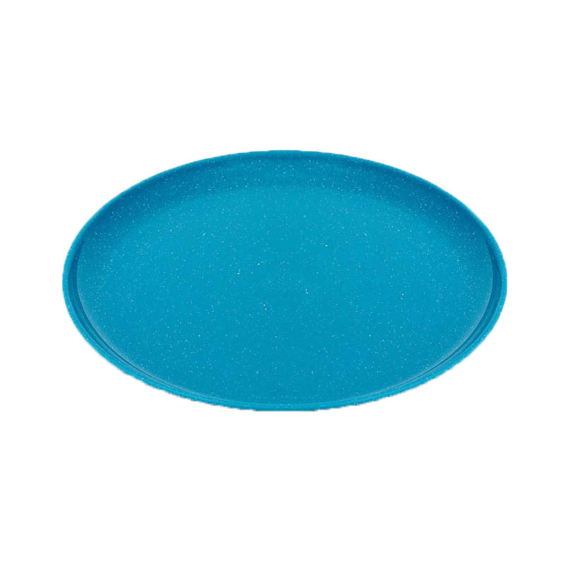 Linea Plastipeltre Plato Tres Tostadas de 24.5cm Caja c/105 pzas Turquesa