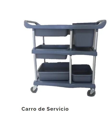 Carro de Servicio 3 repisas KF