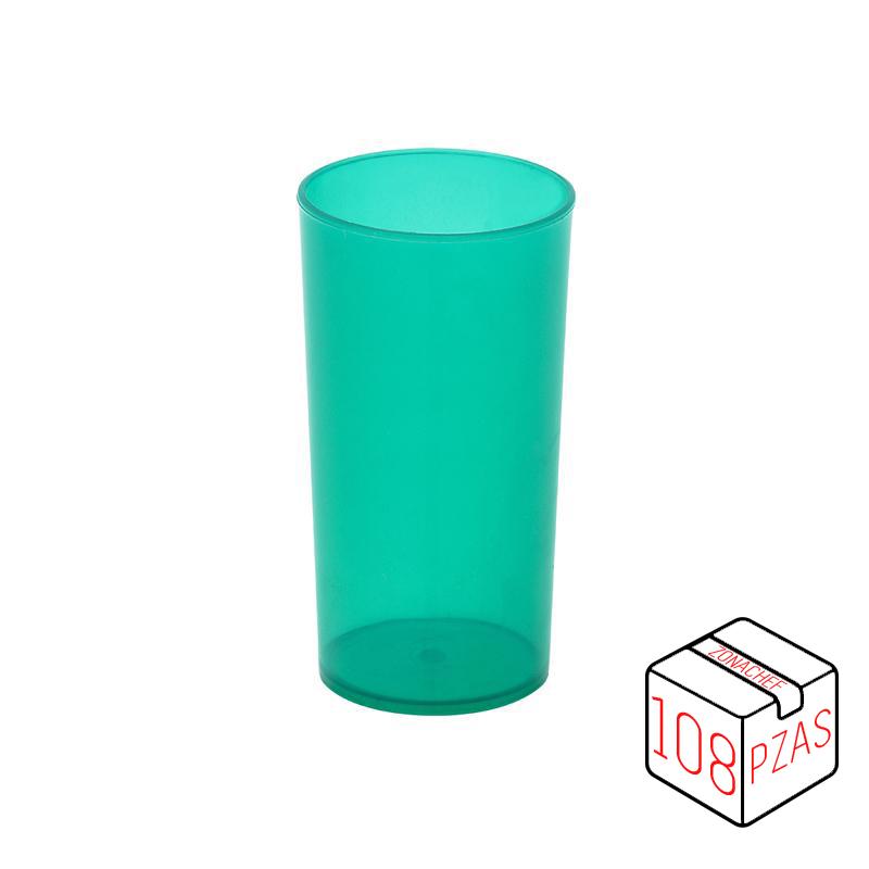 Vaso Jaibolero Traslucido de 13 Oz Aqua Caja c/108 pzas Tcp