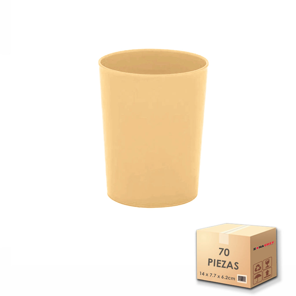 Vaso Kinder de 8 Oz/240 ml Polipropileno Arena Caja c/98 pzas  Tcp