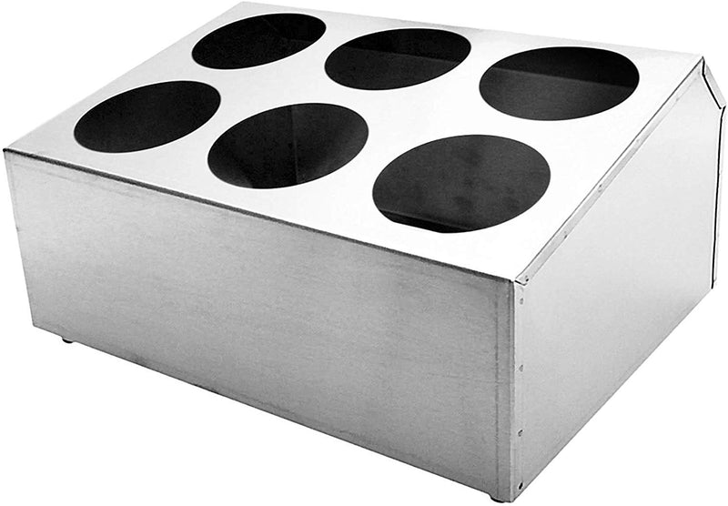 Base para Cilindros de Cubiertos 6 Cavidades Acero Inox. BWTH