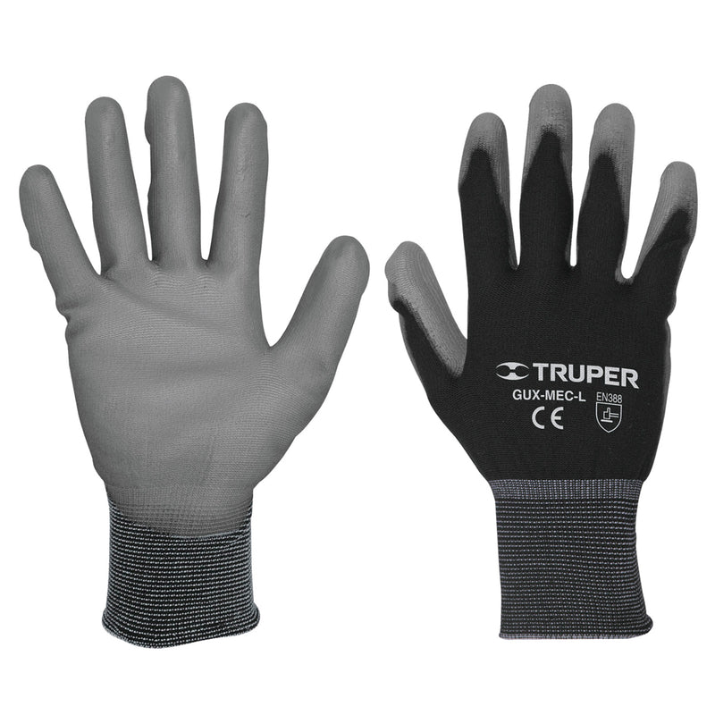 Guantes de Nylon con Recubrimiento de Poliuretano Tpr