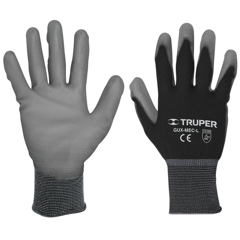 Guantes de Nylon con Recubrimiento de Poliuretano Tpr