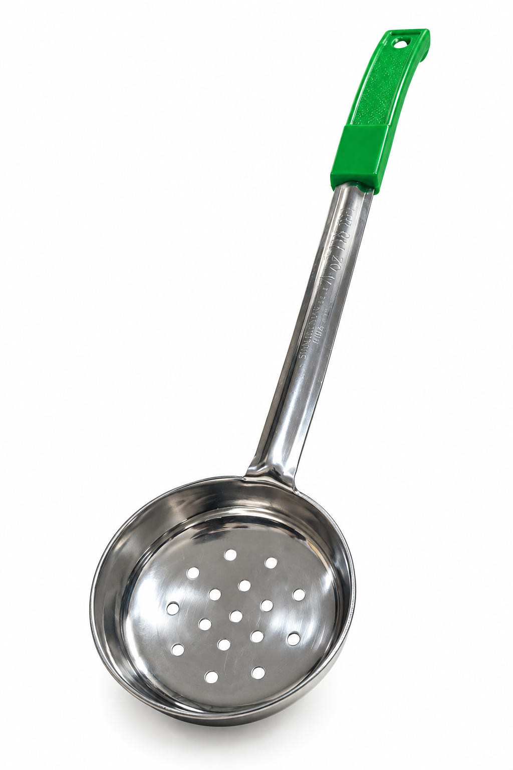 Cuchara Porciones  perforada 4 oz Verde