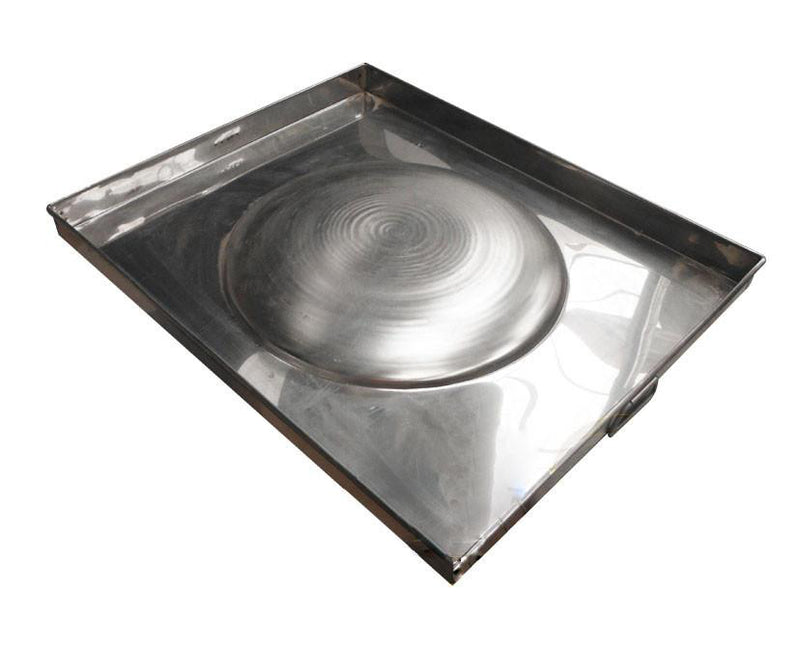 Comal de Acero Inoxidable Rectangular Bola 50x60 cm Lhr