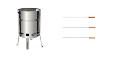 Juego De Asado + Pinchos Tramontina