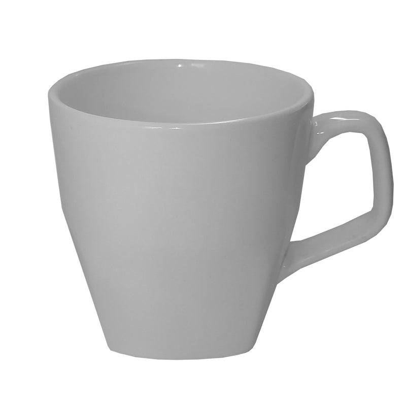 Taza Semi Cuadrada color Blanco 250ml BH