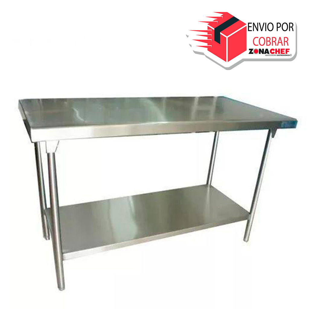 Mesa de Trabajo Acero Inoxidable 1.5x0.60x0.90 mts nacional Desarmable