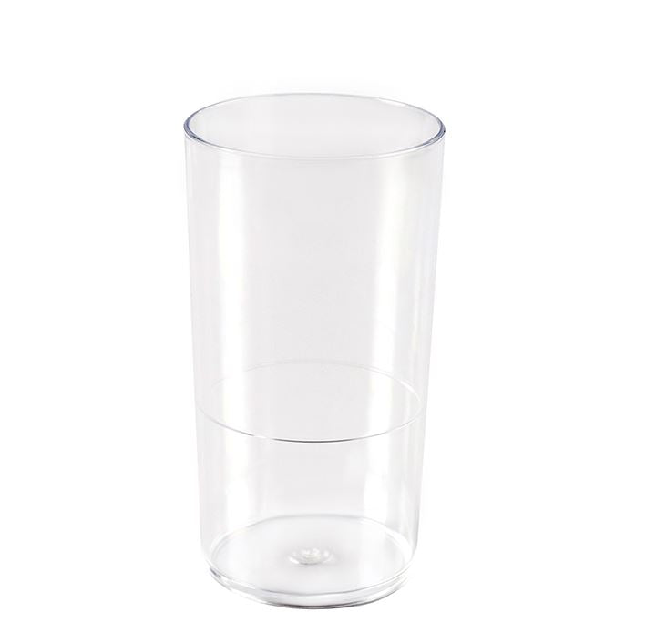 Vaso jaibolero 13 oz cristal caja 48 pzas tcp