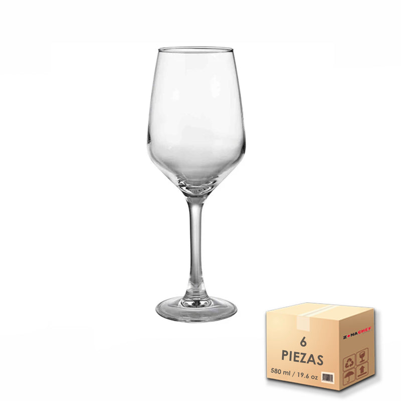 Copa Mencia Templada de 580 ml Caja con 6 Pzas Vicrila/Dvto