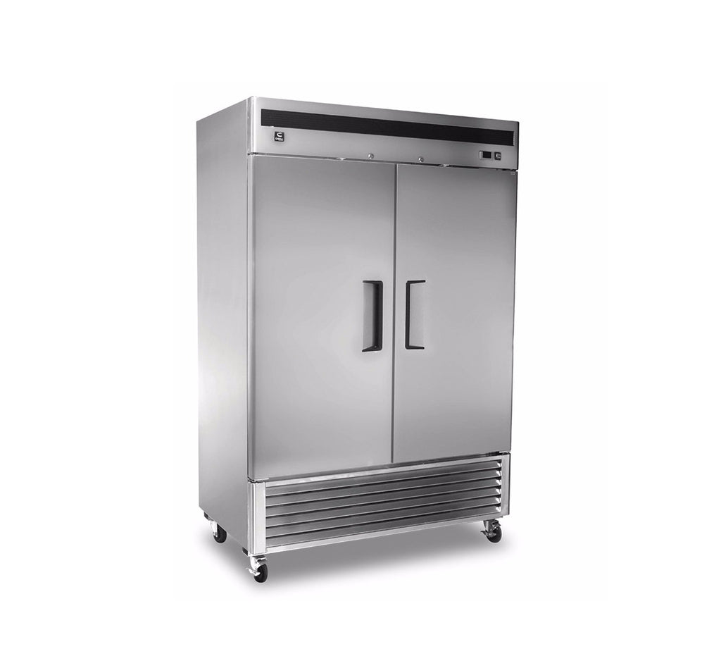 Congelador Vertical en Acero Inox 2 Puertas - 6 Parrillas CRT