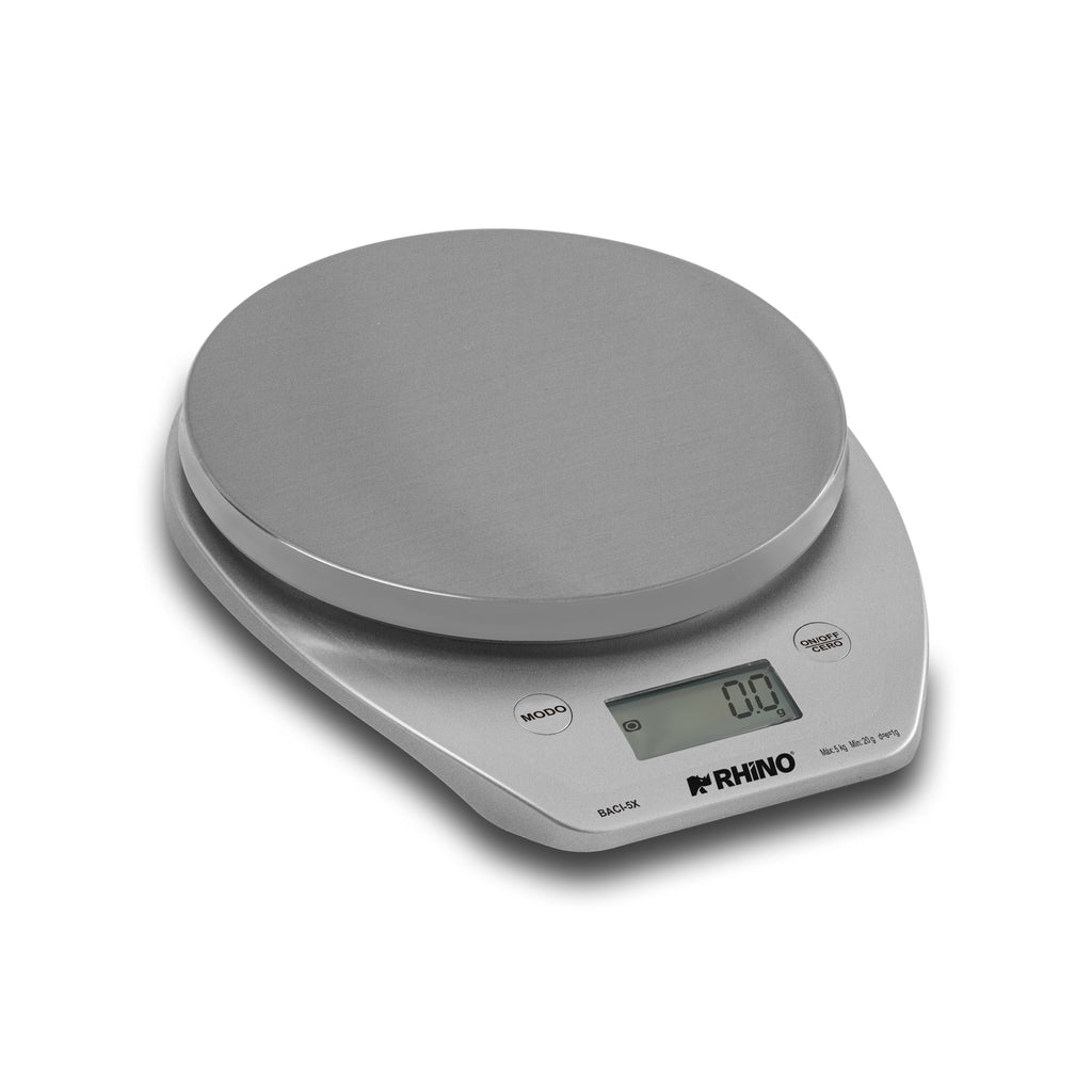 Báscula RHINO de Cocina Digital con Bluetooth 5 kg