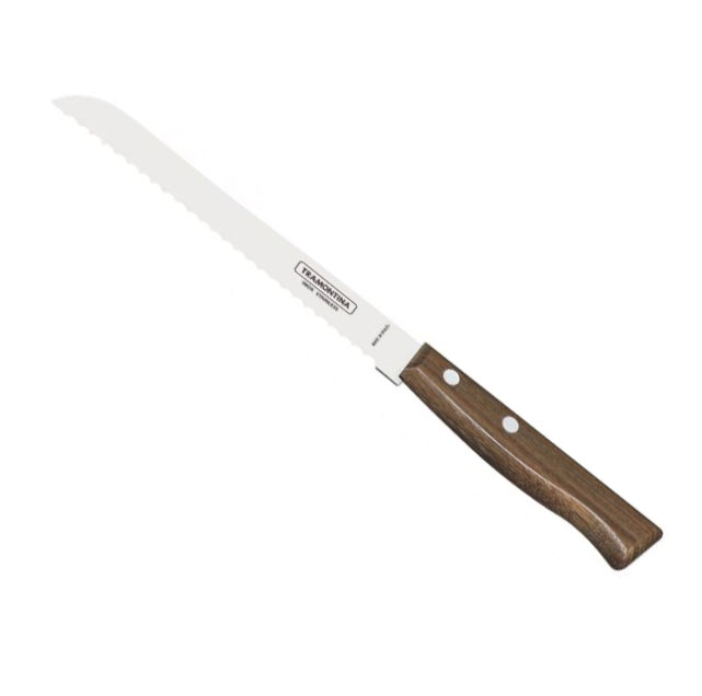 Cuchillo Pan de 7" Tradicional Mango de Madera