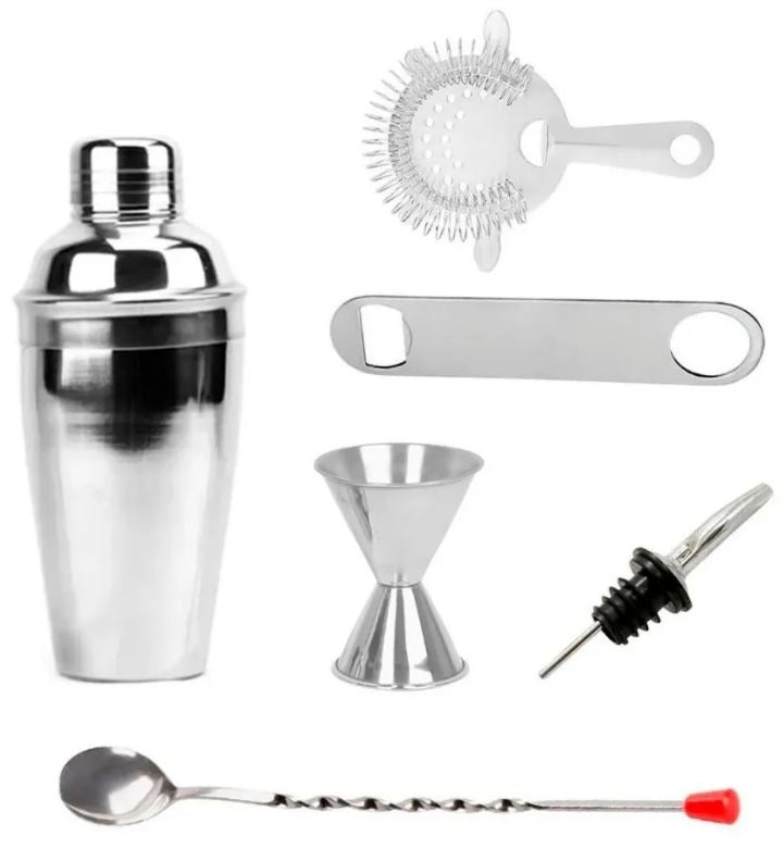 Kit Para Bar Barman 6 Piezas Oznox