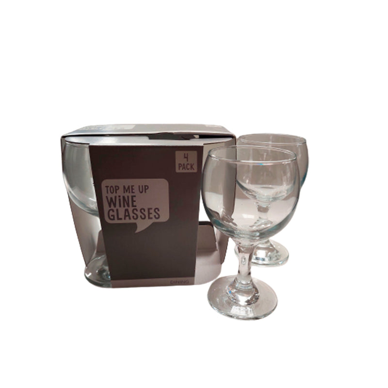 Set 4 Copas de Vino 260 ml JMX