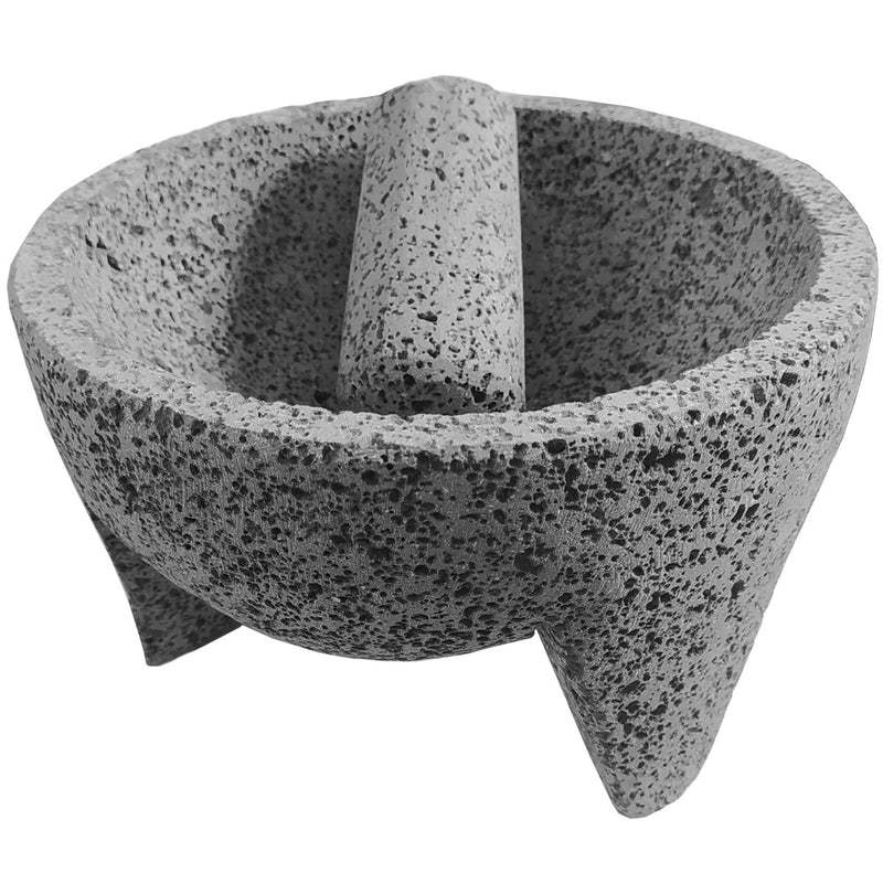 Molcajete Tradicional de Piedra Volcanica Artesanal OZNOX