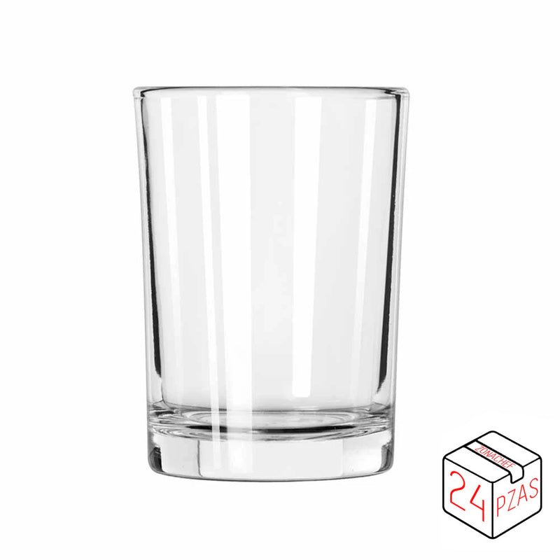 Vaso Cafetero de Vidrio 250ml Caja 24 piezas Vcl