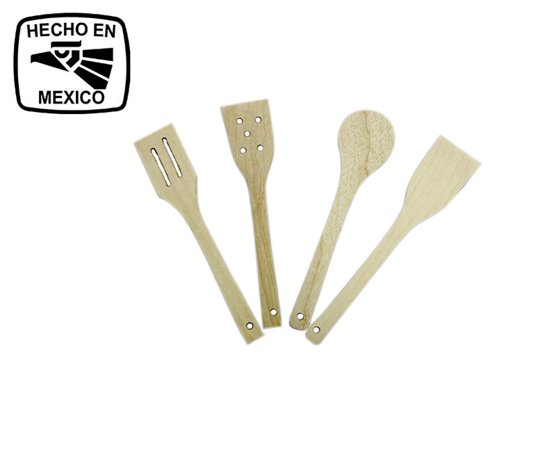 -Utensilios Varios Modelos en Madera de Diferentes Medidas-