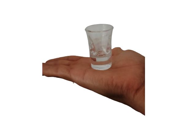 Vaso Tequilero Mini de vidrio Conico Vit