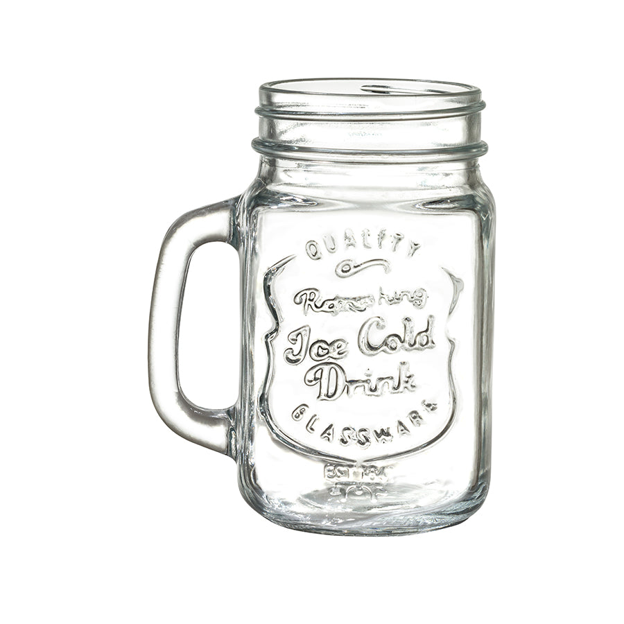 Tarro Vidrio de 480 ml Mason Jar Sin Tapa