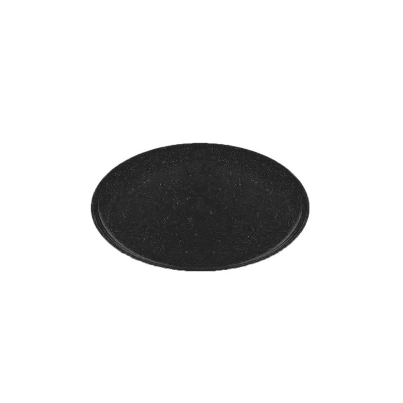 Linea Plastipeltre Plato Tres Tostadas de 24.5cm Caja c/105 pzas Negro TCP