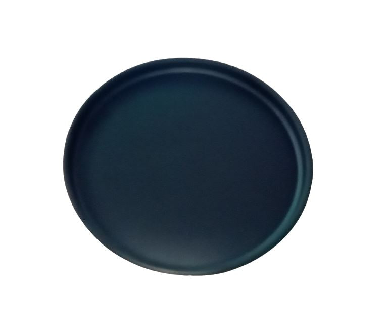 Linea Melamina Negra Mate Plato Barcelona 20 cm