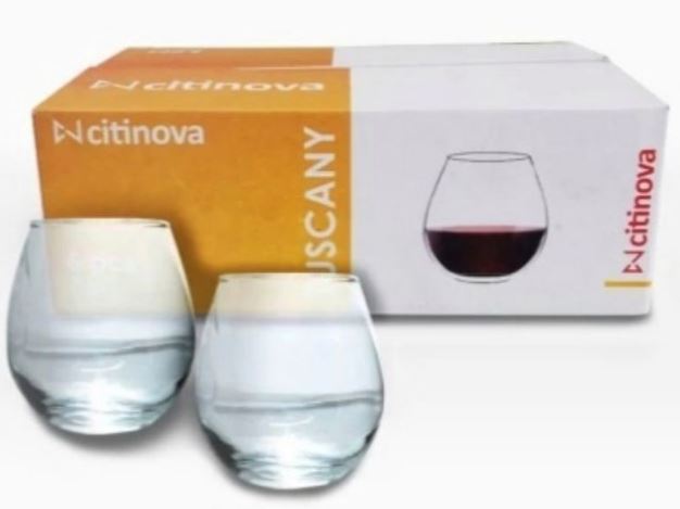 Vaso Globo Tuscany de 475 ml caja c/6 pzas BH